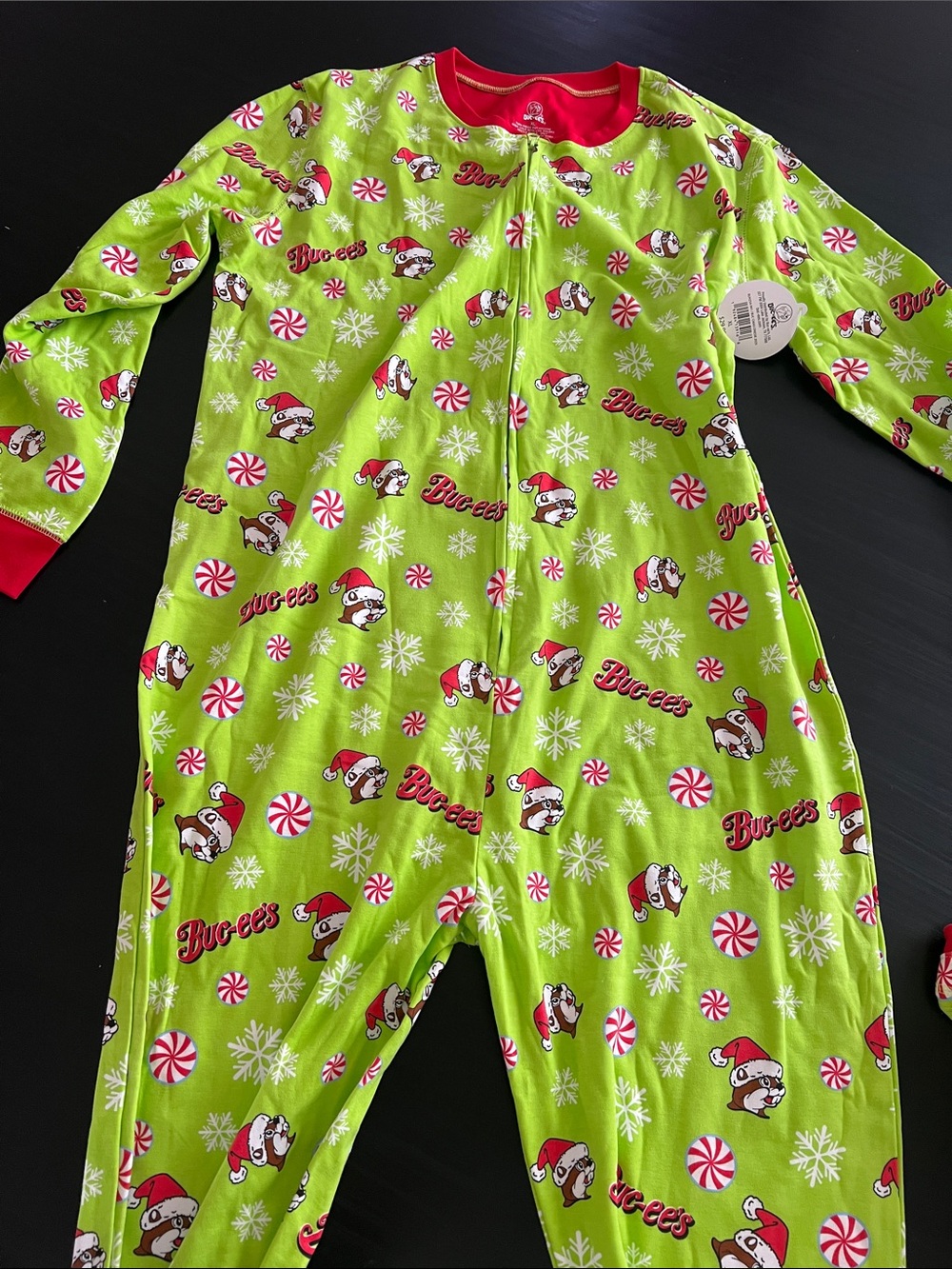 Bucees holiday pajama onesies adult